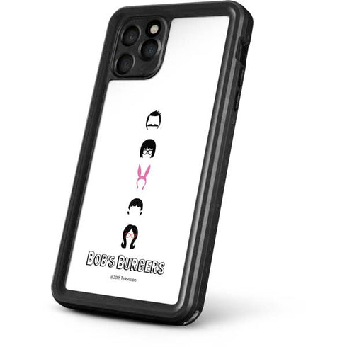 Bobs Burgers Silhouette iPhone 11 Pro Waterproof Case