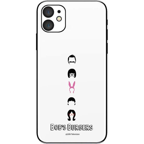 Bobs Burgers Silhouette iPhone 11 Skin