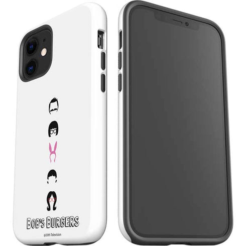 Bobs Burgers Silhouette iPhone 12 Impact Case