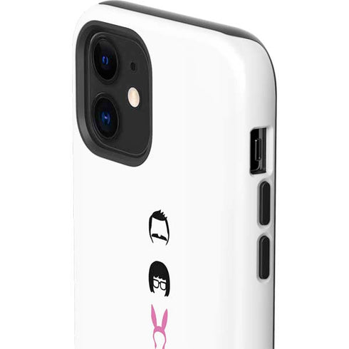 Bobs Burgers Silhouette iPhone 12 Mini Impact Case