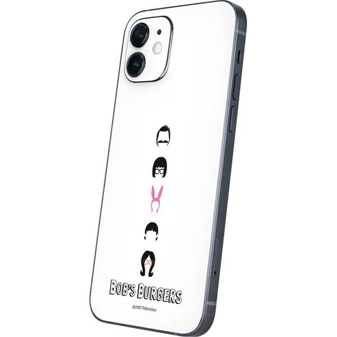 Bobs Burgers Silhouette iPhone 12 Mini Skin