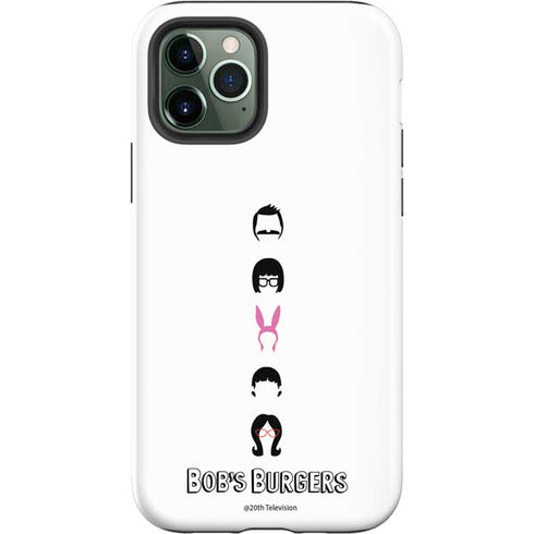 Bobs Burgers Silhouette iPhone 12 Pro Max Impact Case