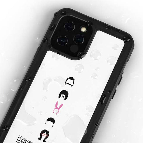 Bobs Burgers Silhouette iPhone 12 Pro Waterproof Case