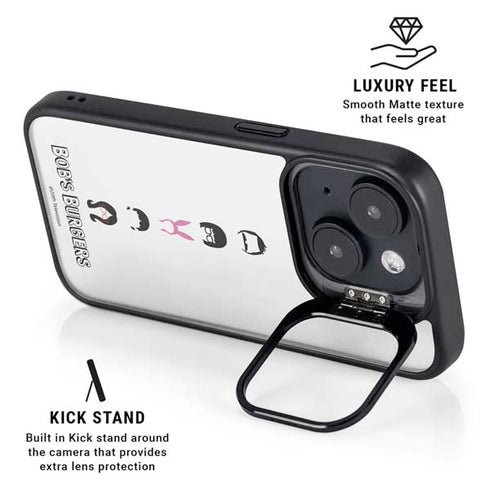 Bobs Burgers Silhouette iPhone 13 Kickstand Case