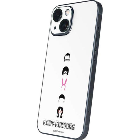 Bobs Burgers Silhouette iPhone 13 Mini Skin