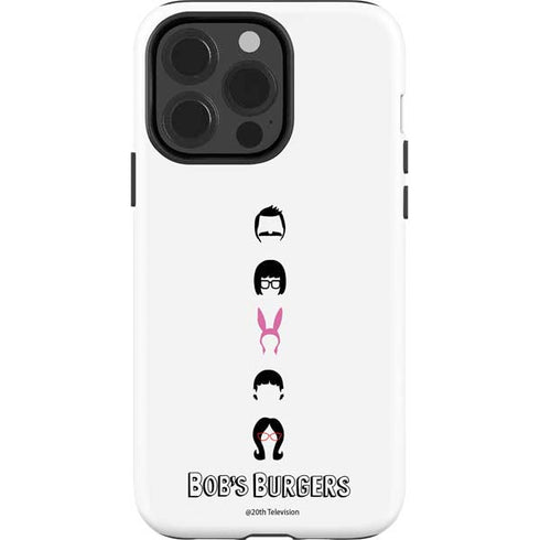 Bobs Burgers Silhouette iPhone 13 Pro Impact Case