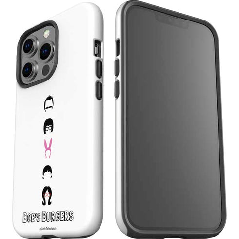 Bobs Burgers Silhouette iPhone 13 Pro Impact Case