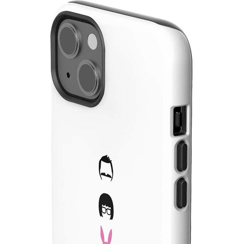 Bobs Burgers Silhouette iPhone 14 Impact Case