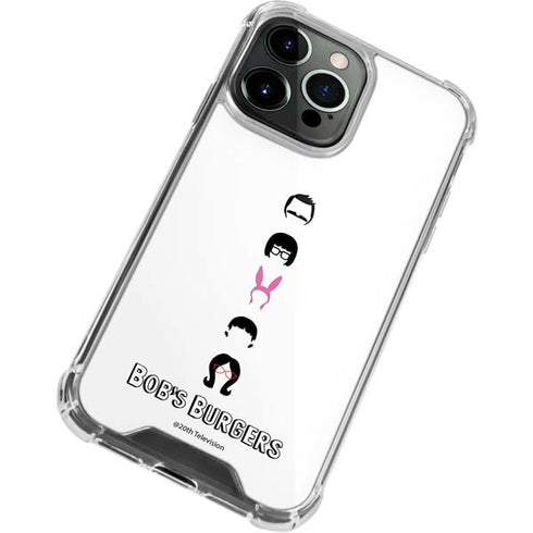 Bobs Burgers Silhouette iPhone 14 Pro Max Clear Case