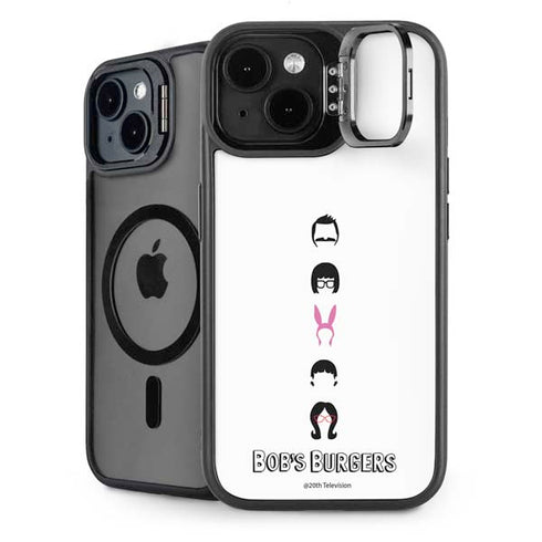Bobs Burgers Silhouette iPhone 15 Plus Kickstand Case