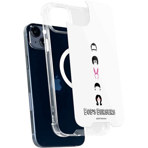 Bobs Burgers Silhouette iPhone 15 Plus MagSafe Case