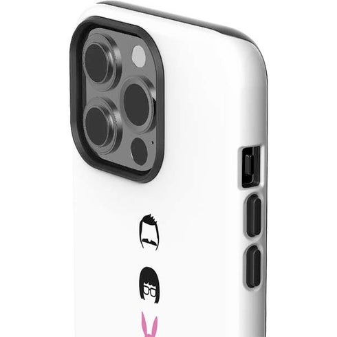 Bobs Burgers Silhouette iPhone 15 Pro Impact Case