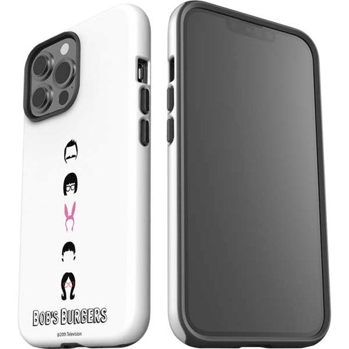 Bobs Burgers Silhouette iPhone 15 Pro Max Impact Case