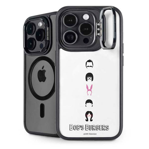Bobs Burgers Silhouette iPhone 15 Pro Max Kickstand Case