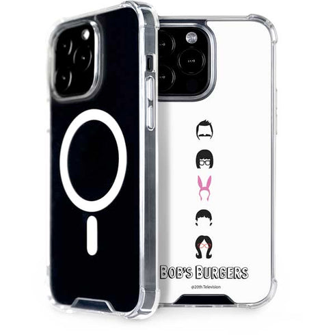 Bobs Burgers Silhouette iPhone 15 Pro Max MagSafe Case