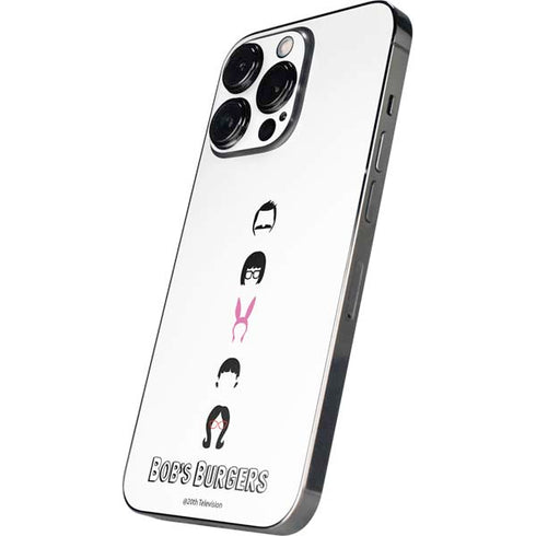 Bobs Burgers Silhouette iPhone 15 Pro Skin