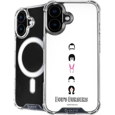 Bobs Burgers Silhouette iPhone 16 Plus MagSafe Case