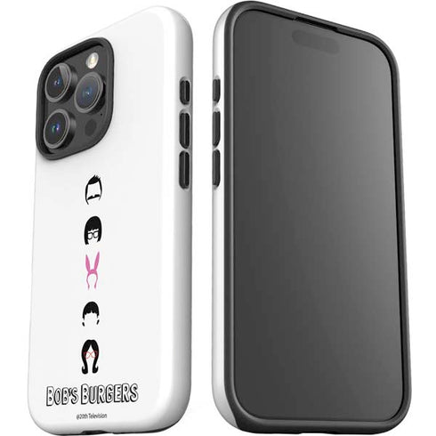 Bobs Burgers Silhouette iPhone 16 Pro Impact Case