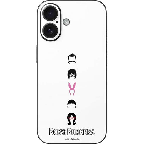 Bobs Burgers Silhouette iPhone 16 Skin