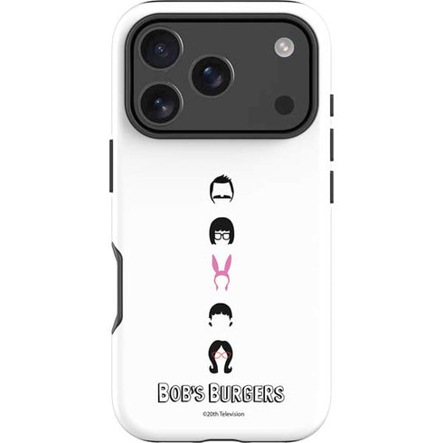 Bobs Burgers Silhouette iPhone 18 Pro Impact Case