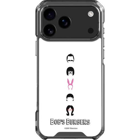 Bobs Burgers Silhouette iPhone 18 Pro Max Clear Case