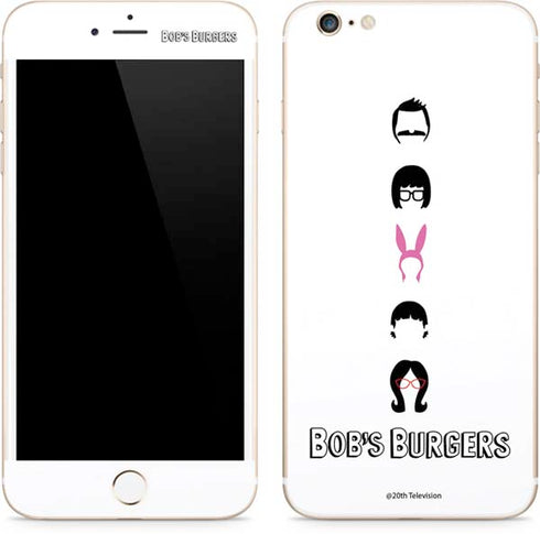 Bobs Burgers Silhouette iPhone 6/6s Plus Skin
