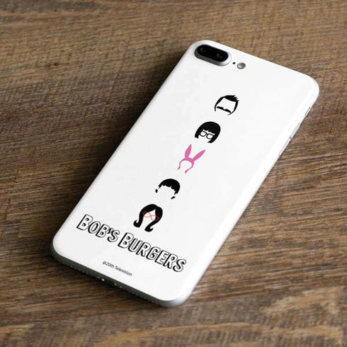 Bobs Burgers Silhouette iPhone 7 Plus Skin