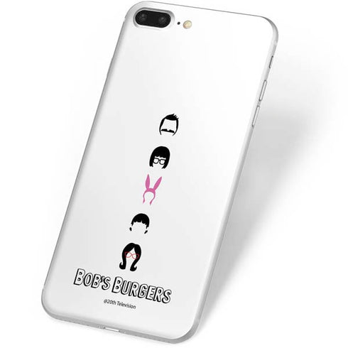 Bobs Burgers Silhouette iPhone 8 Plus Skin