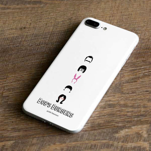 Bobs Burgers Silhouette iPhone 8 Plus Skin