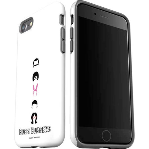 Bobs Burgers Silhouette iPhone SE (2nd & 3rd Gen) Pro Case