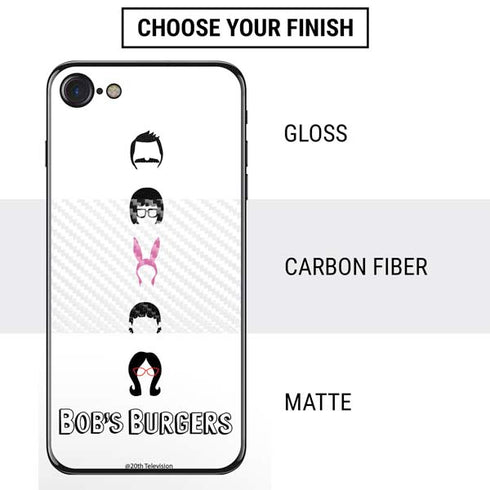Bobs Burgers Silhouette iPhone SE (2nd & 3rd Gen) Skin