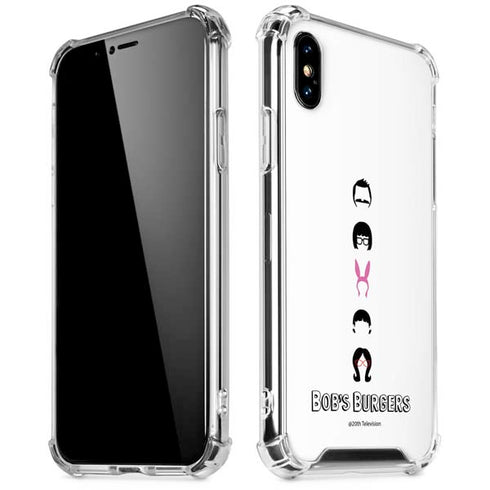 Bobs Burgers Silhouette iPhone X/XS Clear Case