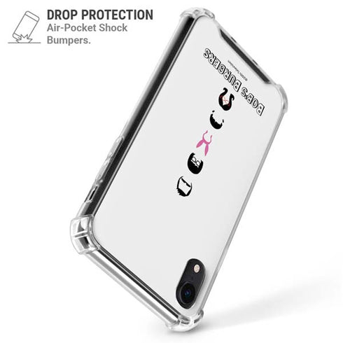 Bobs Burgers Silhouette iPhone XR Clear Case