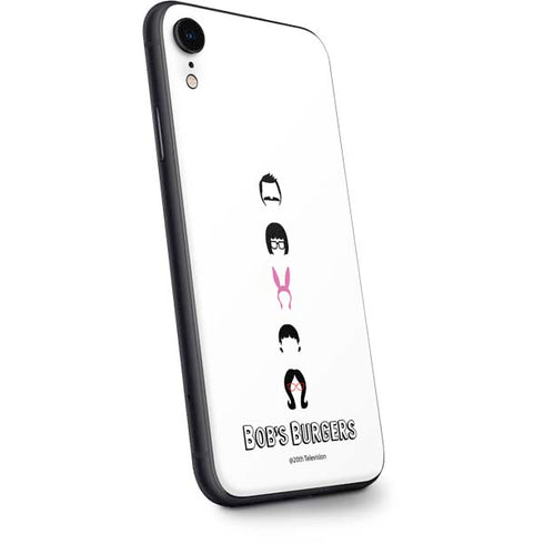 Bobs Burgers Silhouette iPhone XR Skin