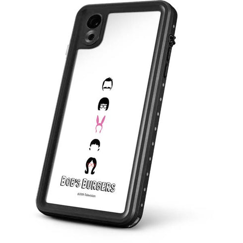 Bobs Burgers Silhouette iPhone XR Waterproof Case