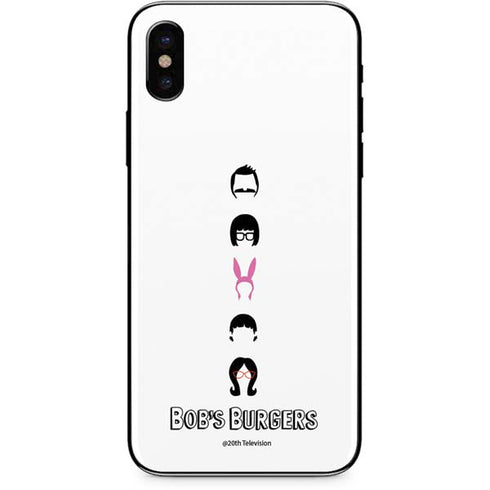 Bobs Burgers Silhouette iPhone XS Max Skin