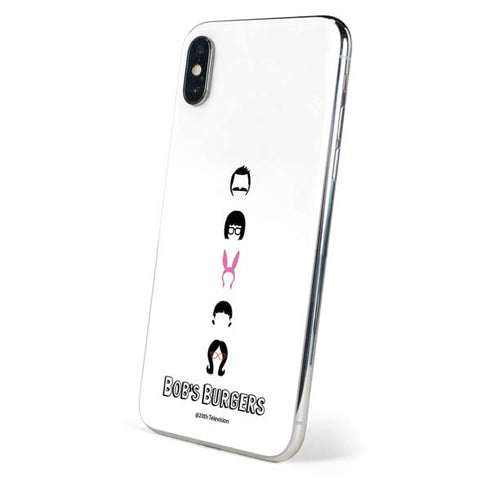 Bobs Burgers Silhouette iPhone XS Max Skin