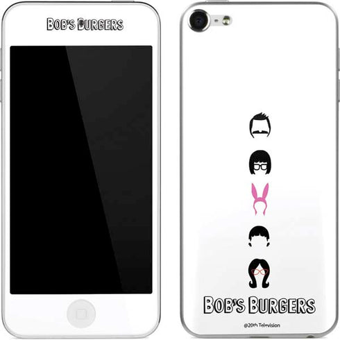 Bobs Burgers Silhouette Apple iPod Skin
