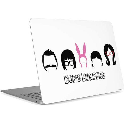 Bobs Burgers Silhouette Apple MacBook Air Skin