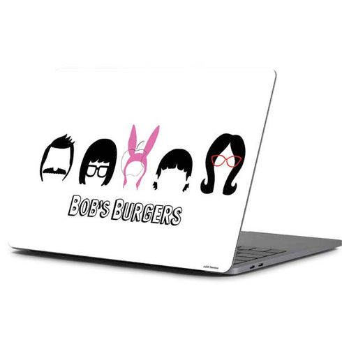 Bobs Burgers Silhouette Apple MacBook Pro 13-inch Skin
