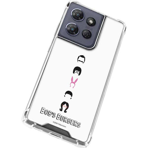 Bobs Burgers Silhouette Moto G Stylus 5G (2025) Clear Case