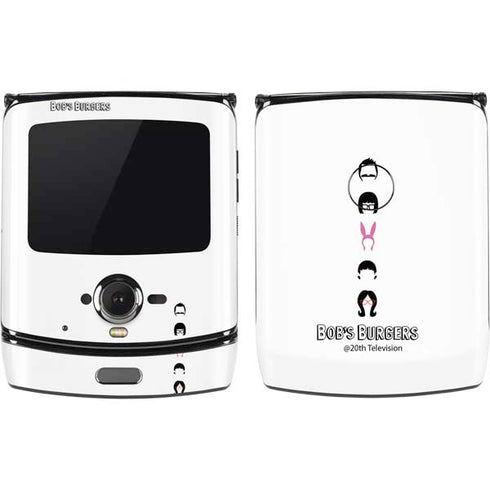 Bobs Burgers Silhouette Motorola RAZR Skin