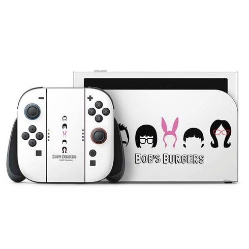 Bobs Burgers Silhouette Nintendo Switch 2 (2025) with Joy-Con Skin