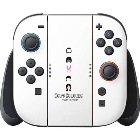 Bobs Burgers Silhouette Nintendo Switch 2 (2025) Joy-Con Controller Skin