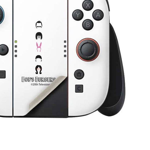 Bobs Burgers Silhouette Nintendo Switch 2 (2025) Joy-Con Controller Skin