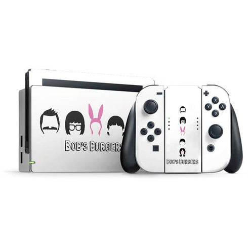 Bobs Burgers Silhouette Nintendo Switch Bundle Skin