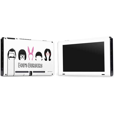 Bobs Burgers Silhouette Nintendo Switch Bundle Skin