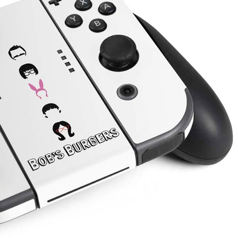Bobs Burgers Silhouette Nintendo Switch Bundle Skin