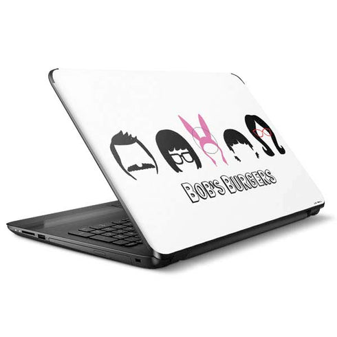 Bobs Burgers Silhouette HP Notebook Skin