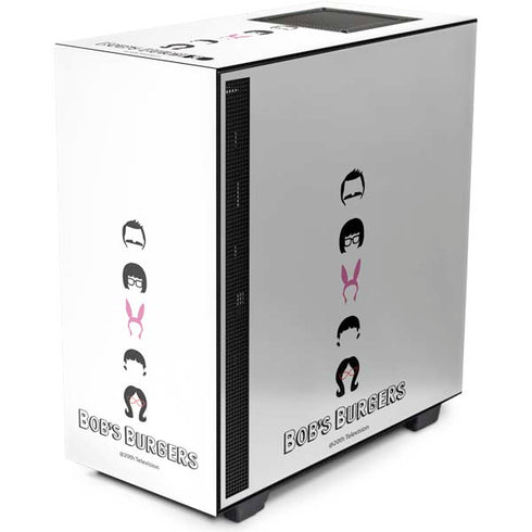 Bobs Burgers Silhouette NZXT H510 Compact ATX Mid-Tower Case Skin